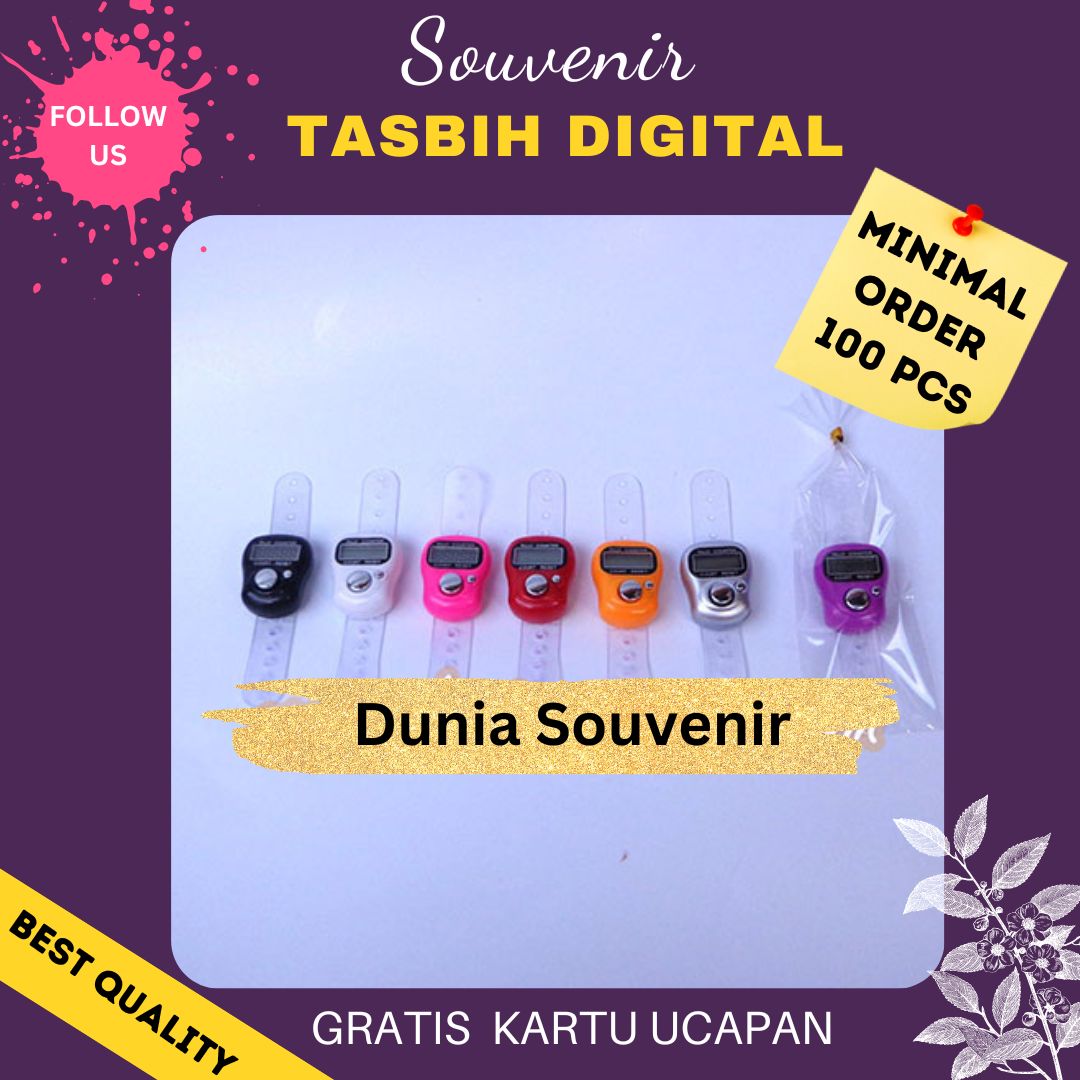Tasbih Digital Dunia Souvenir